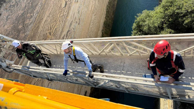 ΠΡΟΛΗΠΤΙΚΟΣ ΕΛΕΓΧΟΣ ΔΥΟ ΜΕΤΑΛΛΙΚΕΣ ΓΕΦΥΡΕΣ ΤΟΥ ΙΣΘΜΟΥ